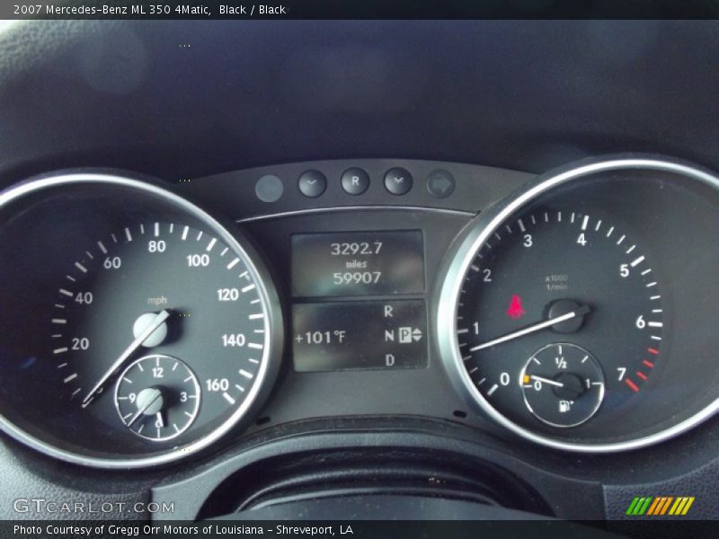 Black / Black 2007 Mercedes-Benz ML 350 4Matic