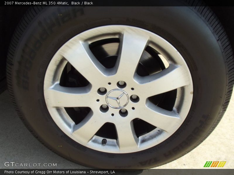 Black / Black 2007 Mercedes-Benz ML 350 4Matic