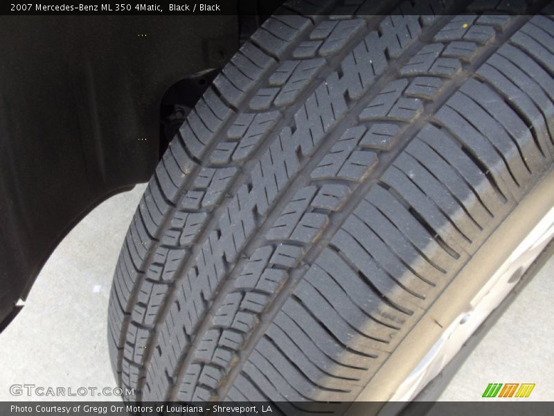 Black / Black 2007 Mercedes-Benz ML 350 4Matic