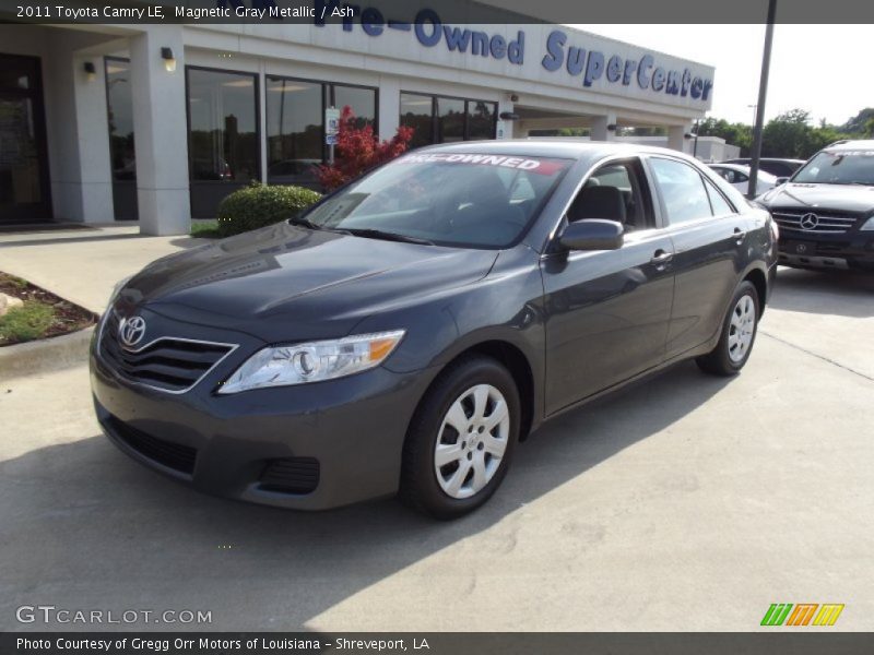 Magnetic Gray Metallic / Ash 2011 Toyota Camry LE