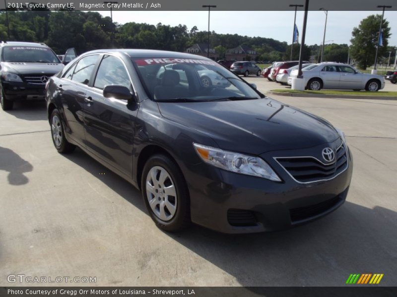 Magnetic Gray Metallic / Ash 2011 Toyota Camry LE