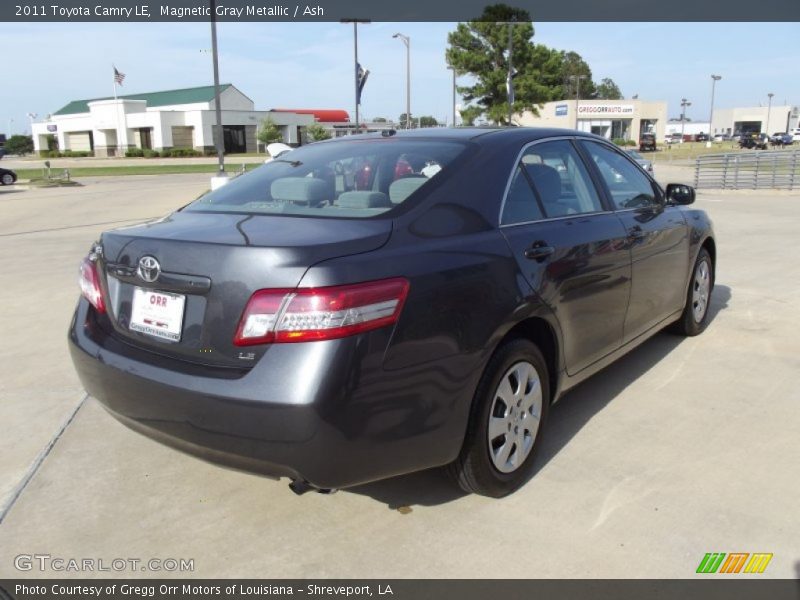 Magnetic Gray Metallic / Ash 2011 Toyota Camry LE