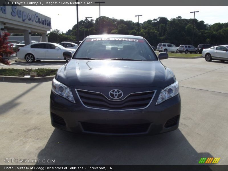 Magnetic Gray Metallic / Ash 2011 Toyota Camry LE