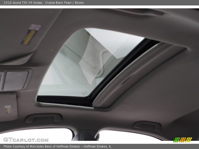 Crystal Black Pearl / Ebony 2010 Acura TSX V6 Sedan