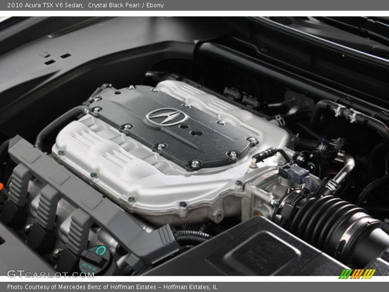 Crystal Black Pearl / Ebony 2010 Acura TSX V6 Sedan