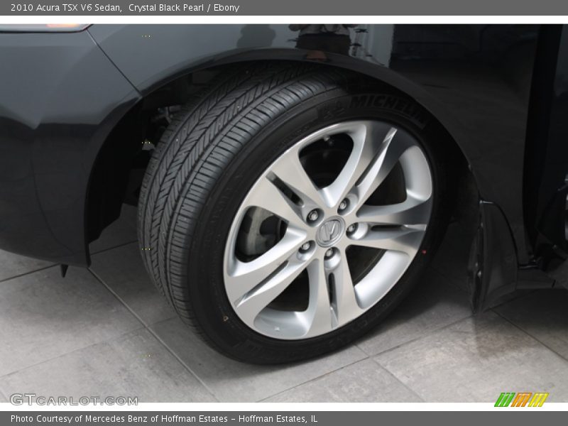 Crystal Black Pearl / Ebony 2010 Acura TSX V6 Sedan