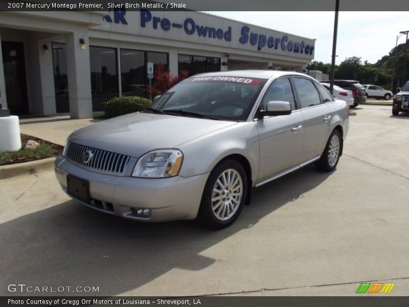 Silver Birch Metallic / Shale 2007 Mercury Montego Premier