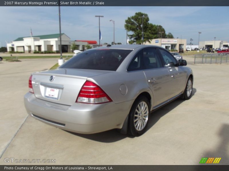 Silver Birch Metallic / Shale 2007 Mercury Montego Premier