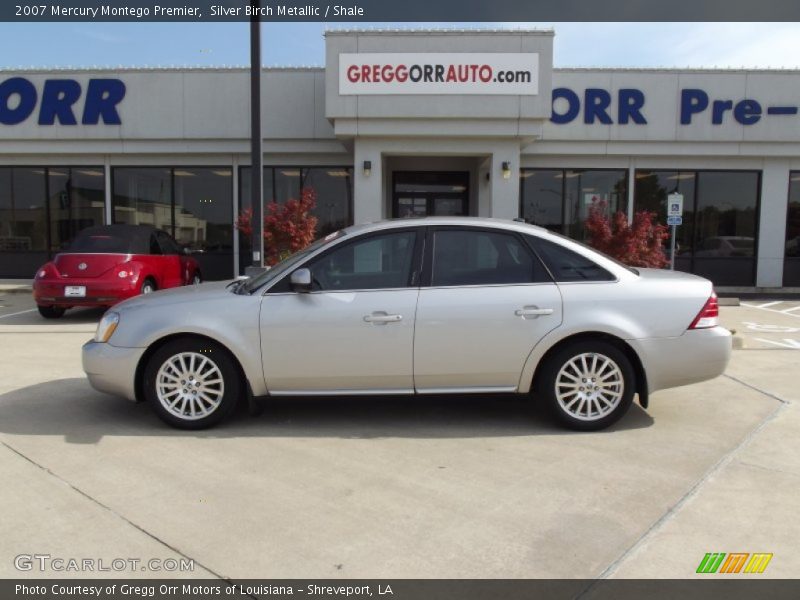 Silver Birch Metallic / Shale 2007 Mercury Montego Premier