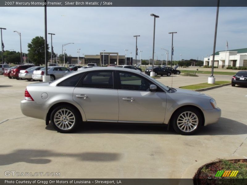 Silver Birch Metallic / Shale 2007 Mercury Montego Premier