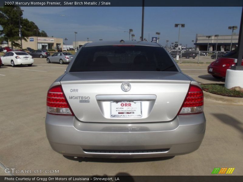 Silver Birch Metallic / Shale 2007 Mercury Montego Premier