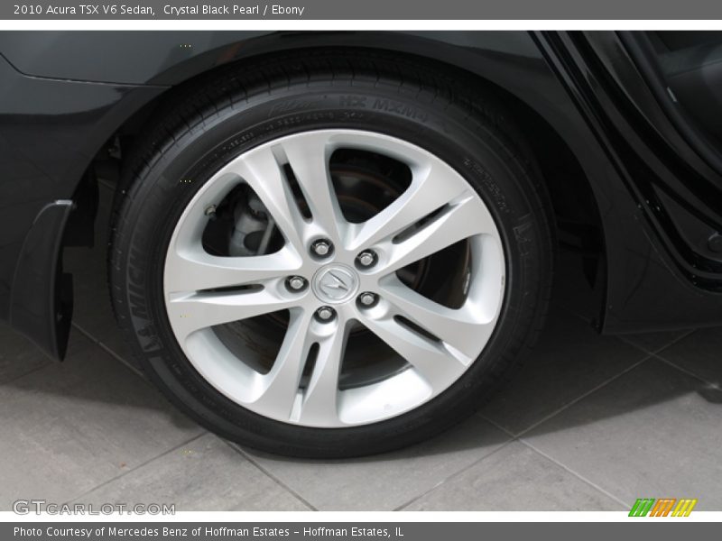 Crystal Black Pearl / Ebony 2010 Acura TSX V6 Sedan