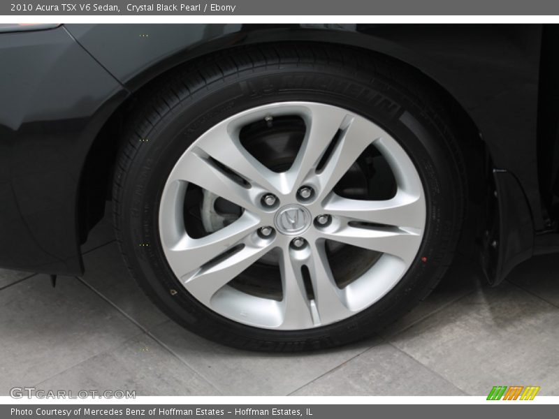 Crystal Black Pearl / Ebony 2010 Acura TSX V6 Sedan
