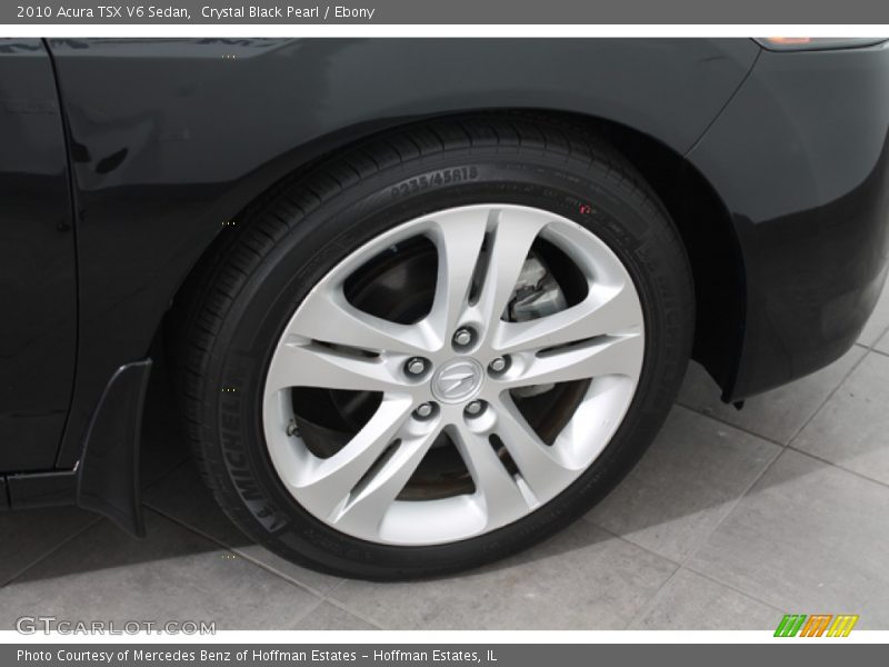 Crystal Black Pearl / Ebony 2010 Acura TSX V6 Sedan