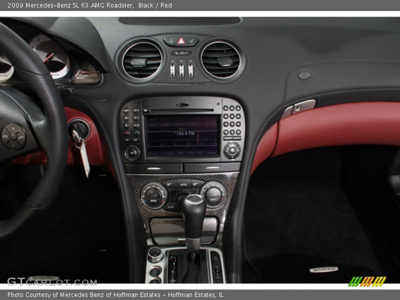 Controls of 2009 SL 63 AMG Roadster