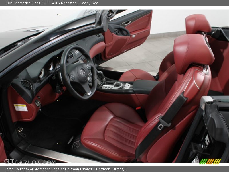  2009 SL 63 AMG Roadster Red Interior