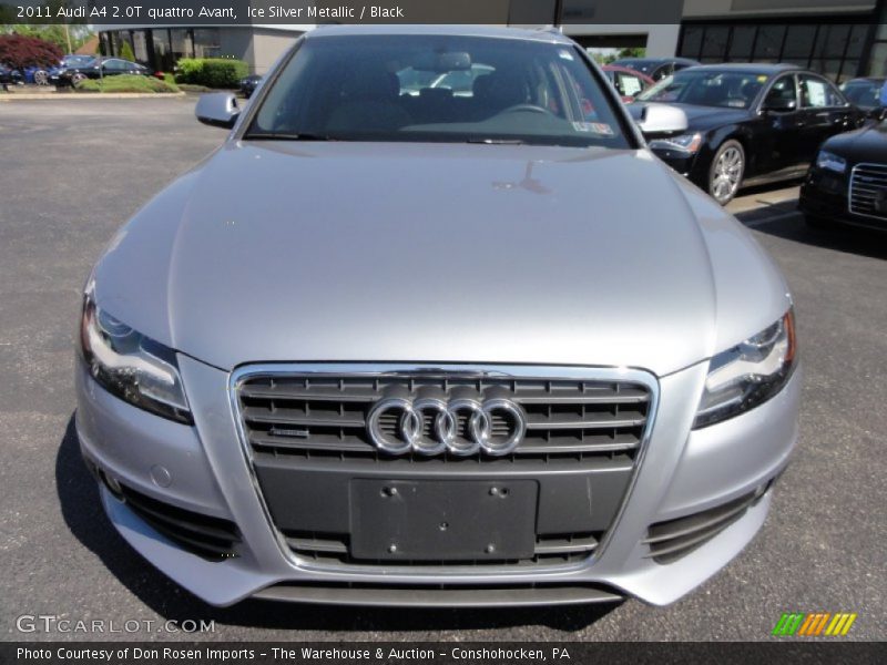 Ice Silver Metallic / Black 2011 Audi A4 2.0T quattro Avant