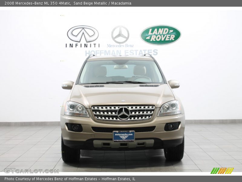 Sand Beige Metallic / Macadamia 2008 Mercedes-Benz ML 350 4Matic
