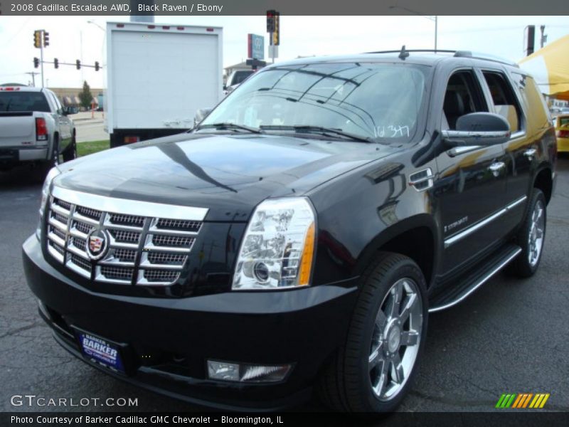 Black Raven / Ebony 2008 Cadillac Escalade AWD
