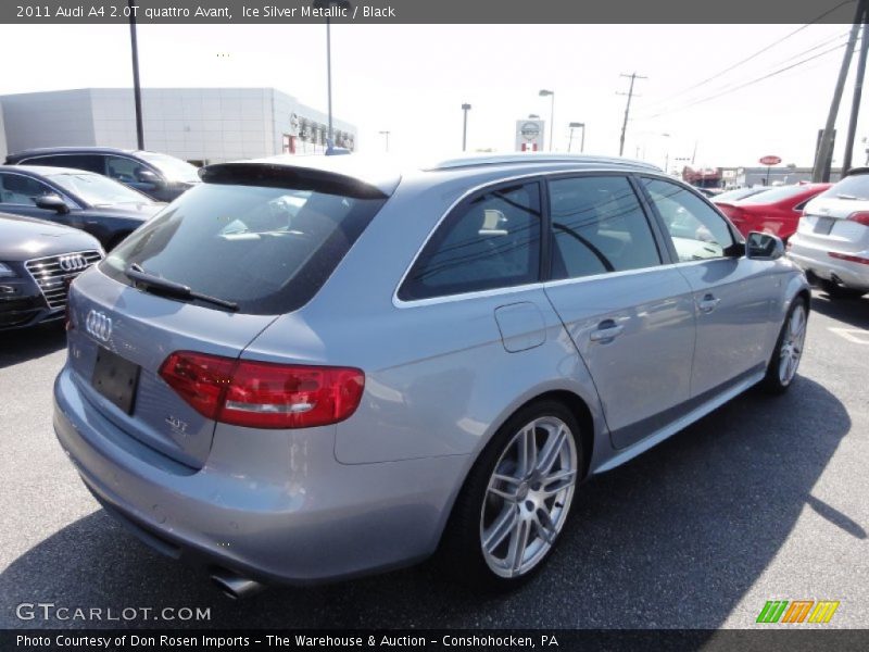 Ice Silver Metallic / Black 2011 Audi A4 2.0T quattro Avant