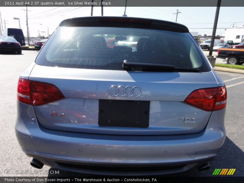 Ice Silver Metallic / Black 2011 Audi A4 2.0T quattro Avant