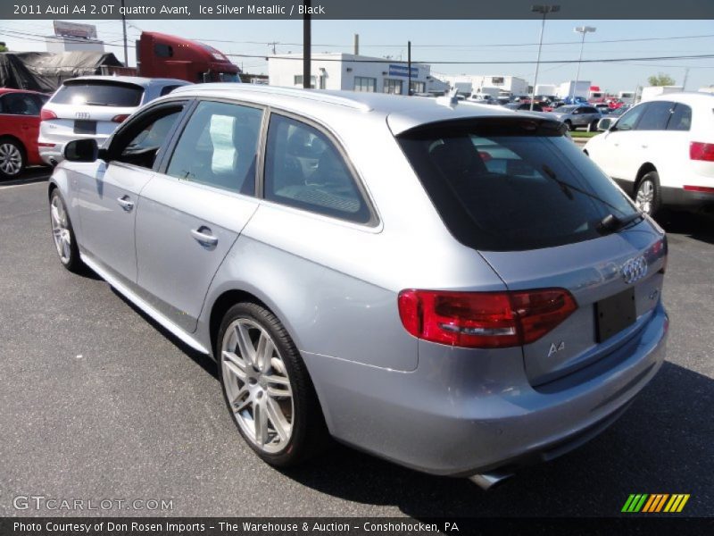 Ice Silver Metallic / Black 2011 Audi A4 2.0T quattro Avant