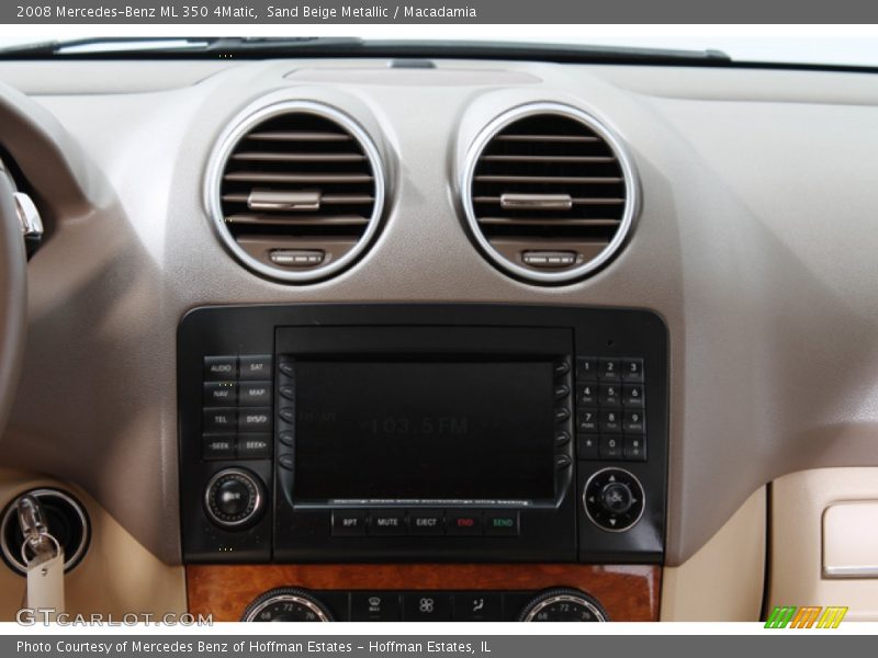 Controls of 2008 ML 350 4Matic