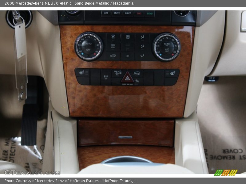 Controls of 2008 ML 350 4Matic