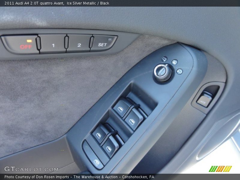 Ice Silver Metallic / Black 2011 Audi A4 2.0T quattro Avant