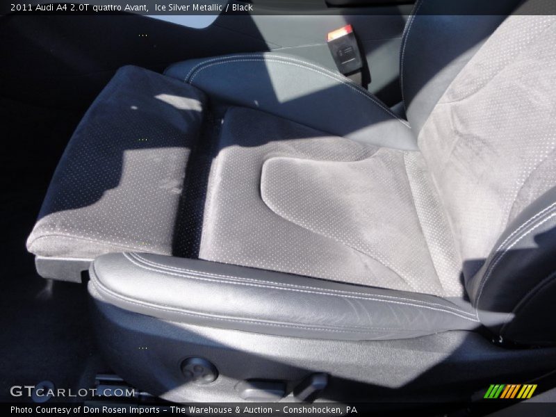 Ice Silver Metallic / Black 2011 Audi A4 2.0T quattro Avant