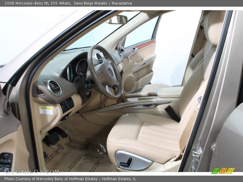  2008 ML 350 4Matic Macadamia Interior