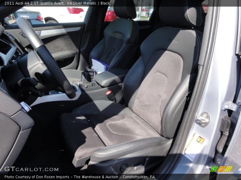 Ice Silver Metallic / Black 2011 Audi A4 2.0T quattro Avant