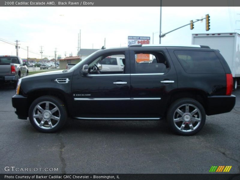 Black Raven / Ebony 2008 Cadillac Escalade AWD