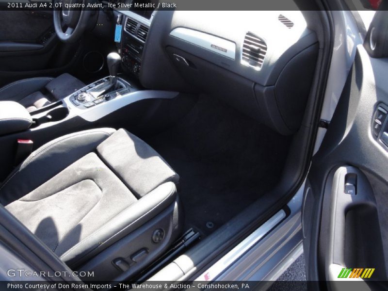 Ice Silver Metallic / Black 2011 Audi A4 2.0T quattro Avant