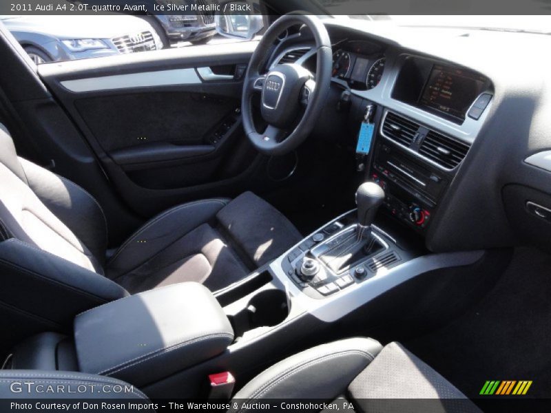 Ice Silver Metallic / Black 2011 Audi A4 2.0T quattro Avant