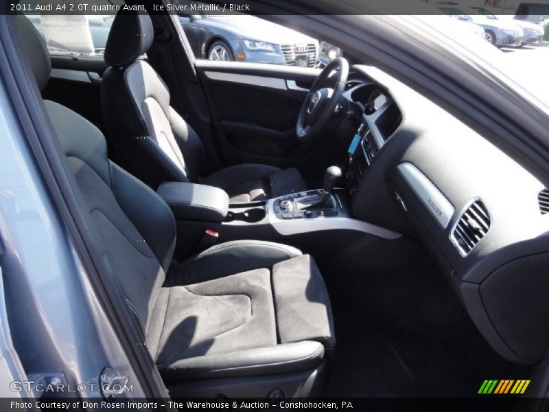 Ice Silver Metallic / Black 2011 Audi A4 2.0T quattro Avant