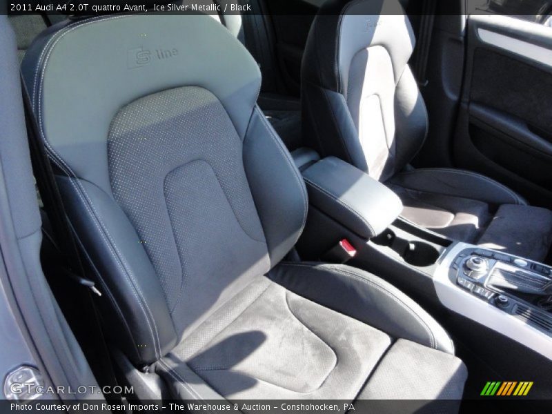 Ice Silver Metallic / Black 2011 Audi A4 2.0T quattro Avant