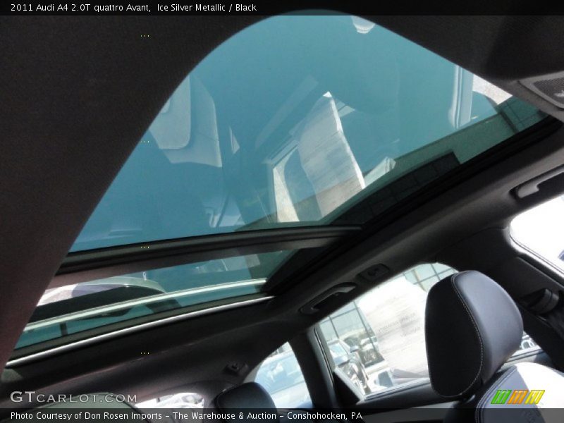 Ice Silver Metallic / Black 2011 Audi A4 2.0T quattro Avant