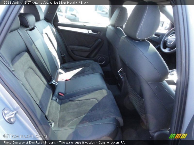 Ice Silver Metallic / Black 2011 Audi A4 2.0T quattro Avant