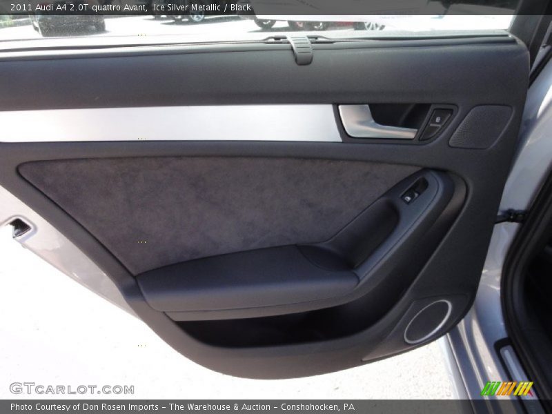Ice Silver Metallic / Black 2011 Audi A4 2.0T quattro Avant