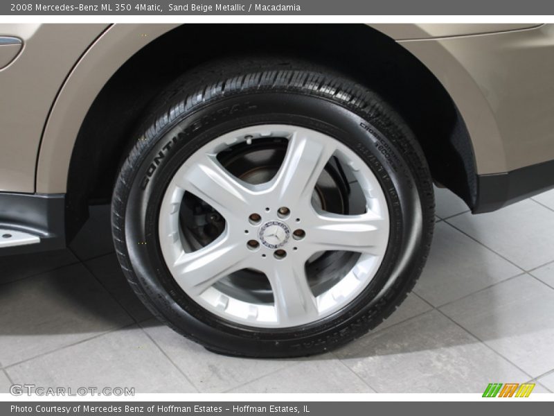 Sand Beige Metallic / Macadamia 2008 Mercedes-Benz ML 350 4Matic