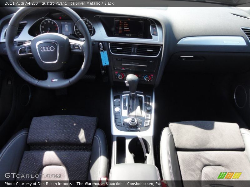 Ice Silver Metallic / Black 2011 Audi A4 2.0T quattro Avant