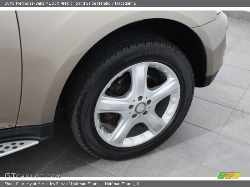 Sand Beige Metallic / Macadamia 2008 Mercedes-Benz ML 350 4Matic