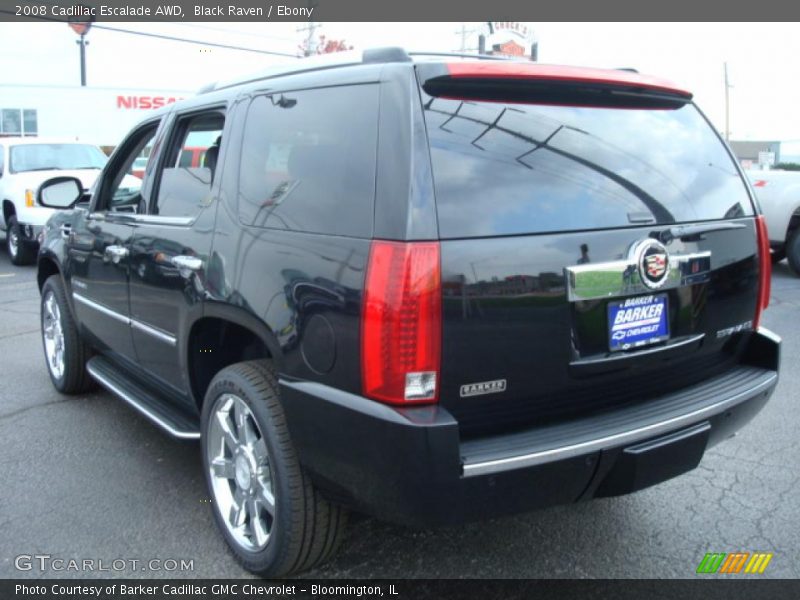 Black Raven / Ebony 2008 Cadillac Escalade AWD