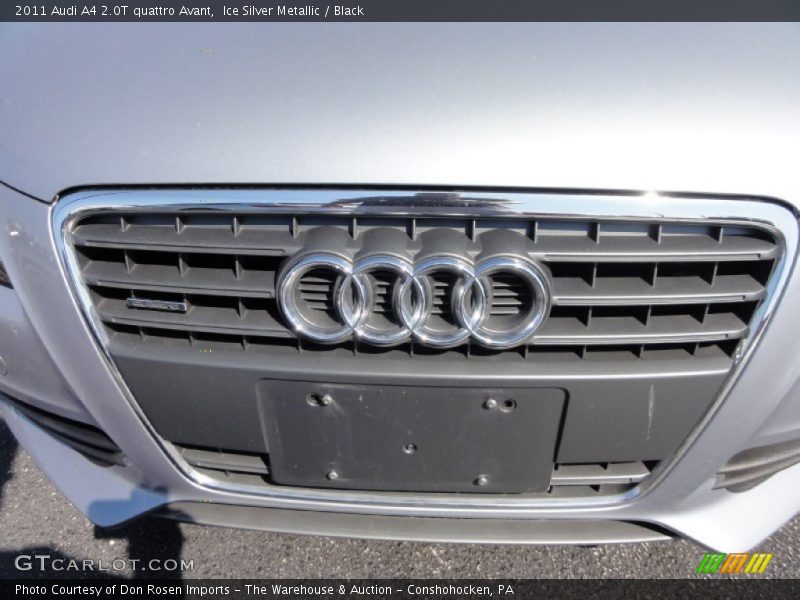Ice Silver Metallic / Black 2011 Audi A4 2.0T quattro Avant