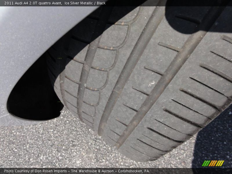 Ice Silver Metallic / Black 2011 Audi A4 2.0T quattro Avant