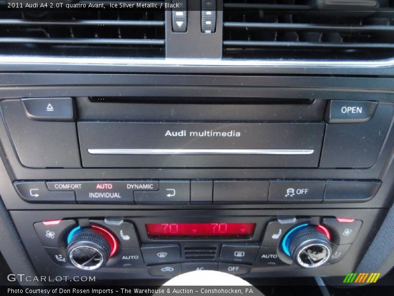 Ice Silver Metallic / Black 2011 Audi A4 2.0T quattro Avant