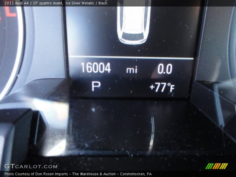 Ice Silver Metallic / Black 2011 Audi A4 2.0T quattro Avant
