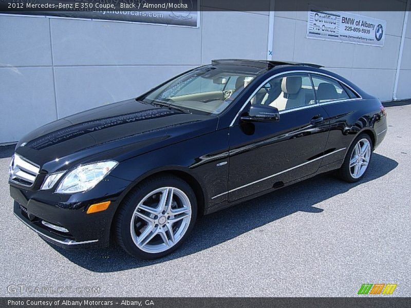 Black / Almond/Mocha 2012 Mercedes-Benz E 350 Coupe