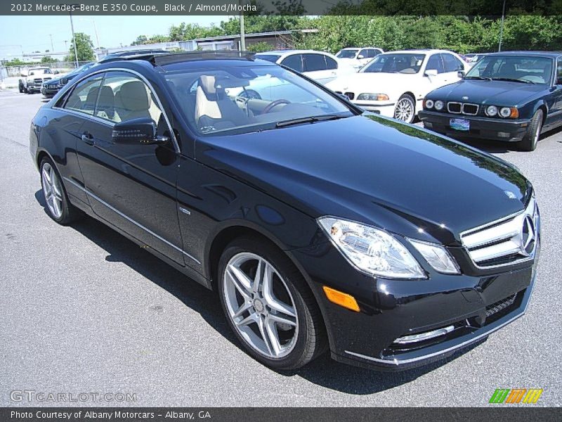 Black / Almond/Mocha 2012 Mercedes-Benz E 350 Coupe